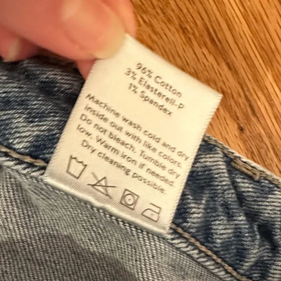 JBD Utility Pocket Jeans Size 27 Medium Light Wash High Hem - Picture 4 of 8